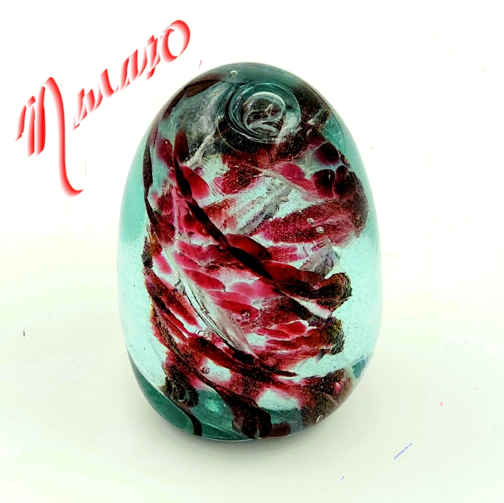 🔴 Murano Hand Blown Egg - 1950's